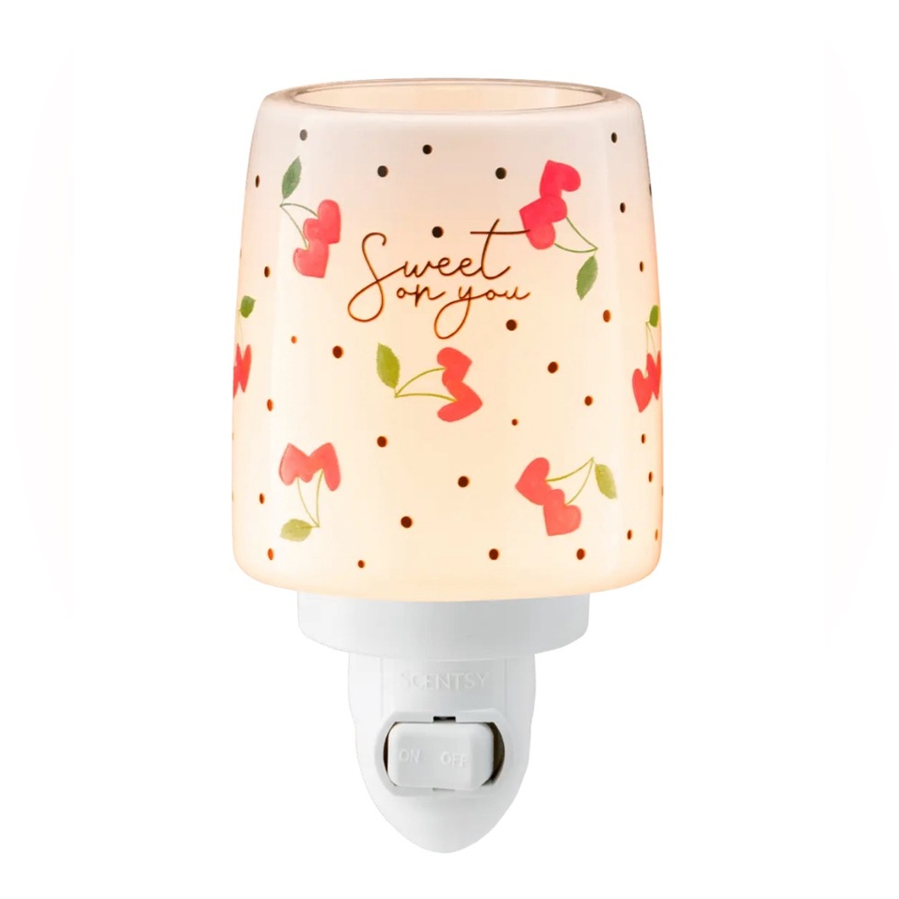 SCENTSY CHERRY PICKED MINI WARMER - Picture 3 of 4
